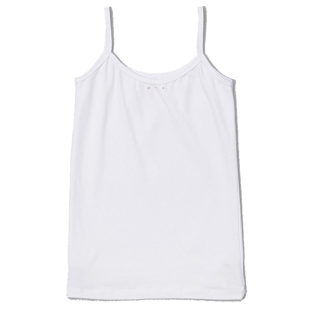 Girls White Camisole - Perfect Under Uniforms