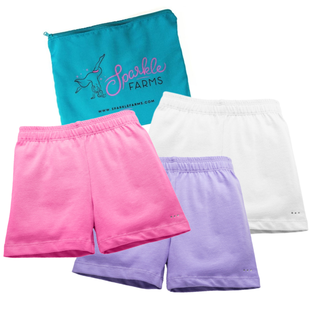 Buy Bowmeego Girls Dance Shorts for Under Dress, Active Playground  Underwear, 4 Pack (White/Black, 8T-10T) Online at Lowest Price Ever in  India | Check Reviews & Ratings - Shop The World